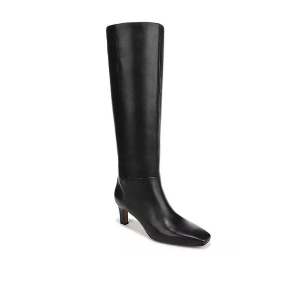 SARTO By Franco Sarto Shoes - Sarto by Franco Sarto L-Timmy Black Leather Knee Boots Women's 10M US/41 EU NIB